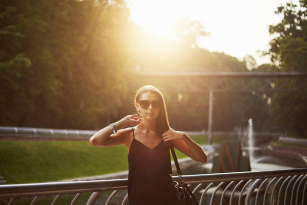 istock A young girl is in the park 685285604