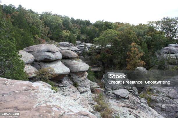 Rock Formations And Scenic Lookout Stock Photo - Download Image Now - Beauty, Beauty In Nature, Cliff