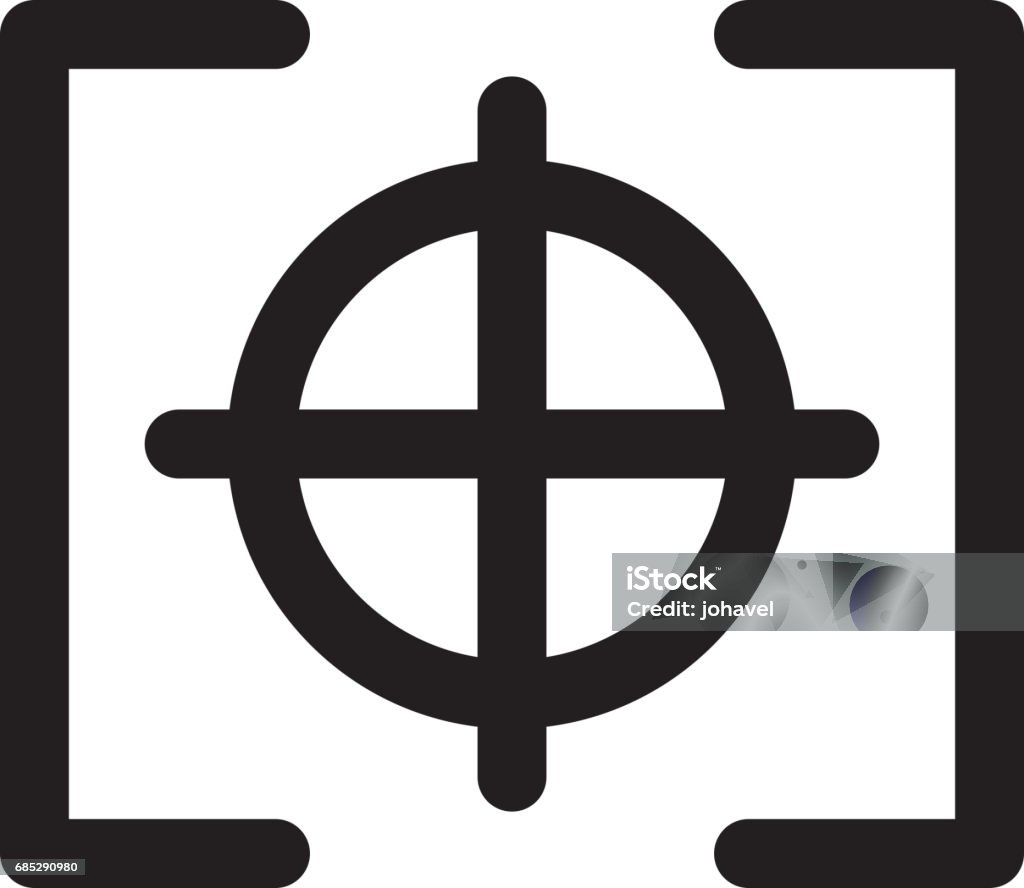 Camera Target Label Photo Target Camera Item Stock Illustration - Download Image Now ...