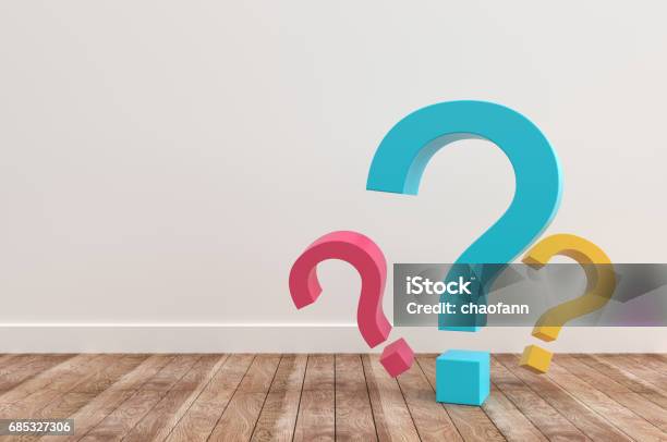 Curiosity Starts From An Empty Concept Stock Photo - Download Image Now - Question Mark, Backgrounds, Asking