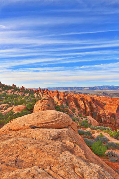 istock Arches National Park Double O Arch Hiking Trail 685371502