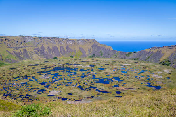 istock Rano Kau Volcano Crater - Easter Island, Chile 685385994