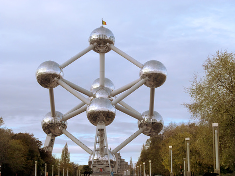 Brussels, Belgium  10th November 2014: Brussels Atomium