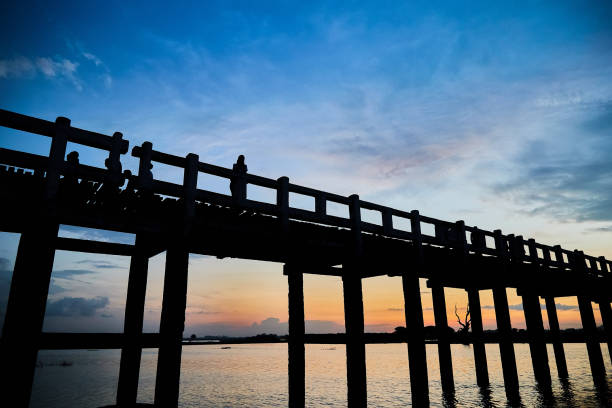 istock The wooden U-Bein bridge in Myanmar 685394314