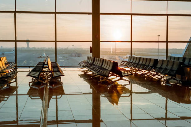 istock Airport sunrise 685407060