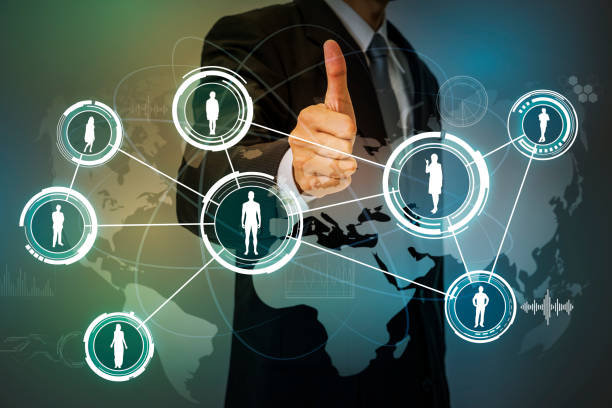 istock mixed media of social networking service and global communication concept 685409622