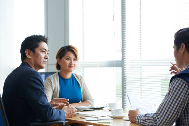 istock Business team having meeting 685420712