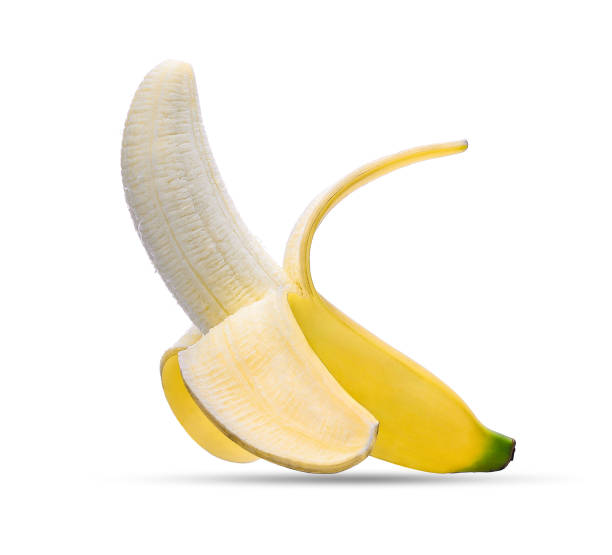 istock peeled banana isolated on white background 685433452