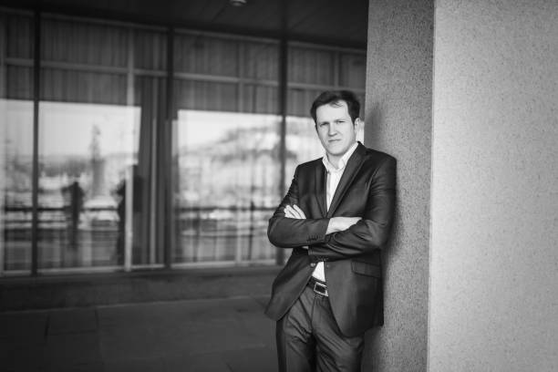 istock Handsome businessman portrait. 685443544