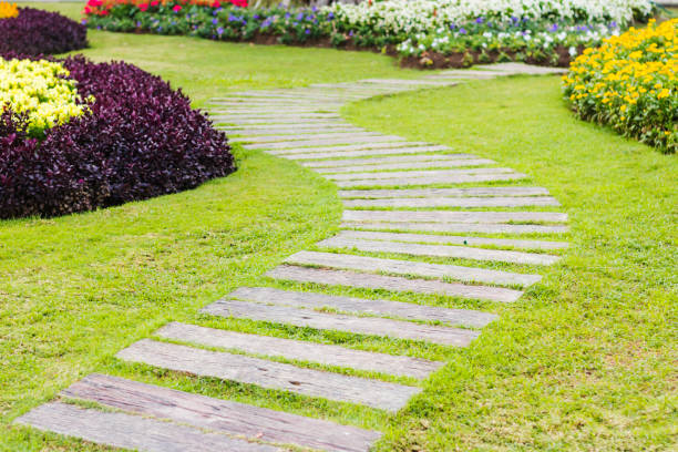 istock Landscaping in the garden. 685461762