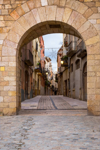 istock Narrow streets of Monblanc 685470710