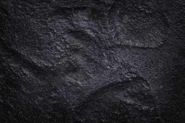 istock Dark gray black slate natural pattern for background and design art work. Black stone texture background. 685484290