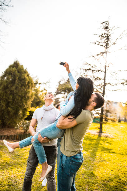 istock group of friends take a selfie togetherness 685488578