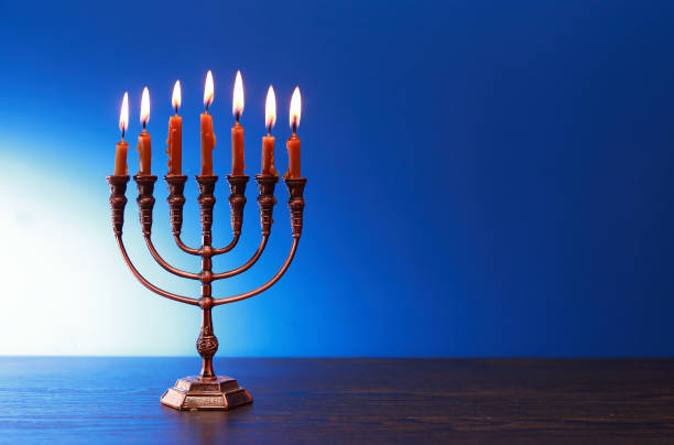 istock Traditional Jewish Menorah 685498860