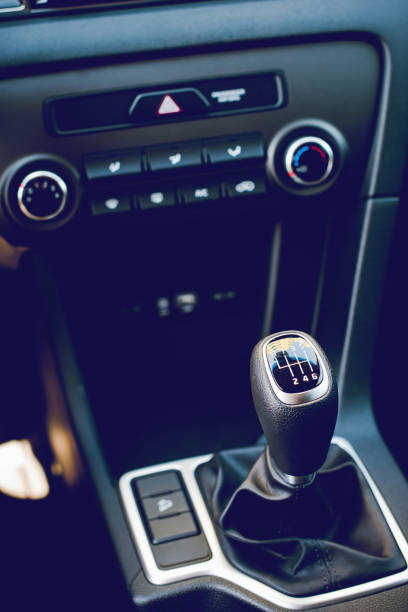 istock interior of modern car dashboard - car gear shift stick 685499930