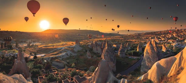 istock Cappadocia valley at sunrise 685520496