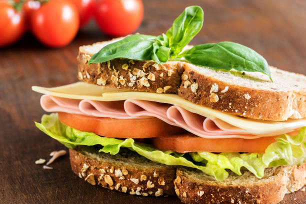 istock Health sandwich with whole wheat bread. 685523454