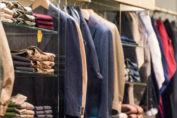 istock Clothing shop in London 685537300