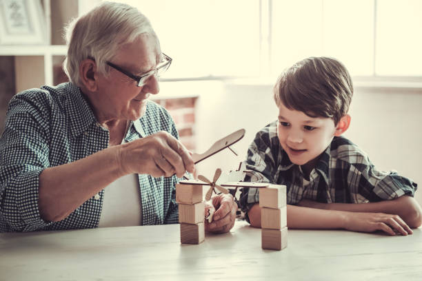 istock Grandpa and grandson 685555266