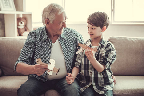 istock Grandpa and grandson 685562038