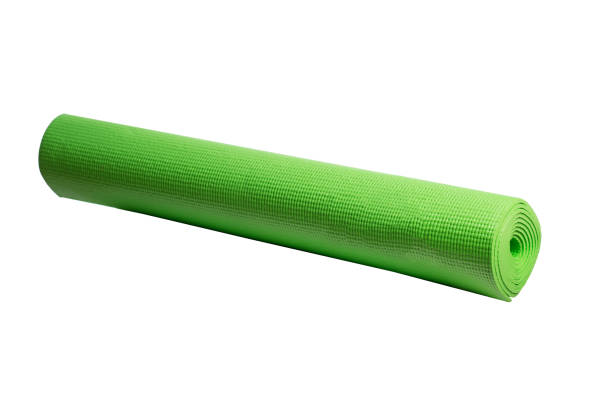 istock green yoga mat on a white background 685562174