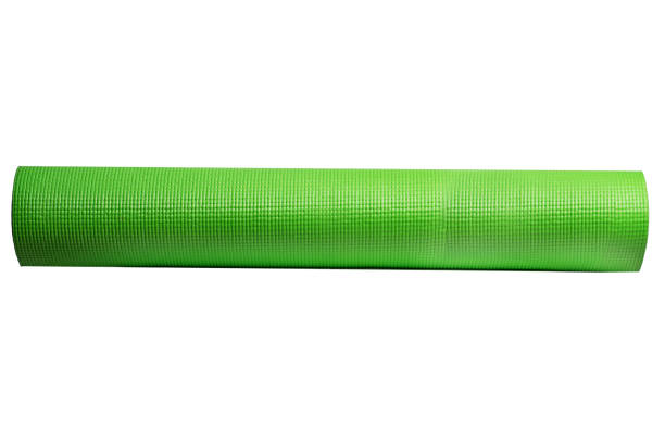 istock green yoga mat on a white background 685562232