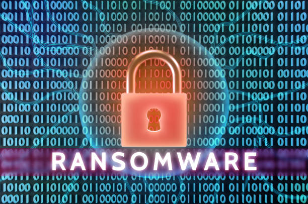 ransomware - encryption security system security padlock stock-fotos und bilder