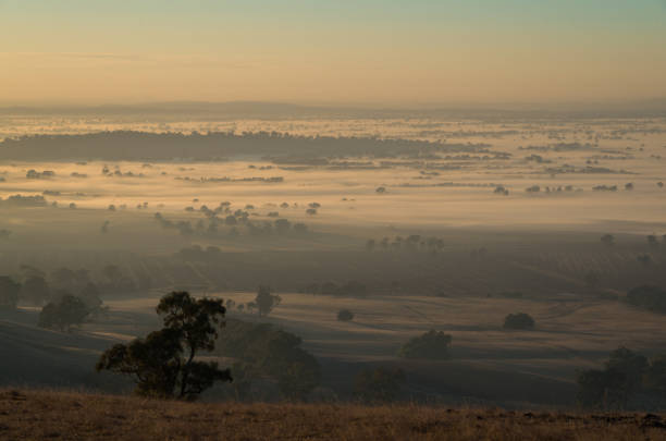 istock Early morning view from Mount Major at Dookie, Australia 685568654