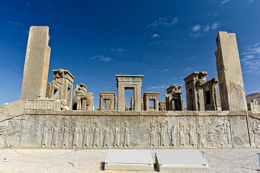 Persepolis.The capital of the ancient Achaemenid kingdom. Shiraz , Iran. Ancient Persia.