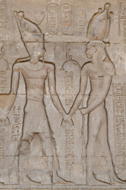 istock Hieroglyphic carvings on an ancient egyptian temple wall 685622558