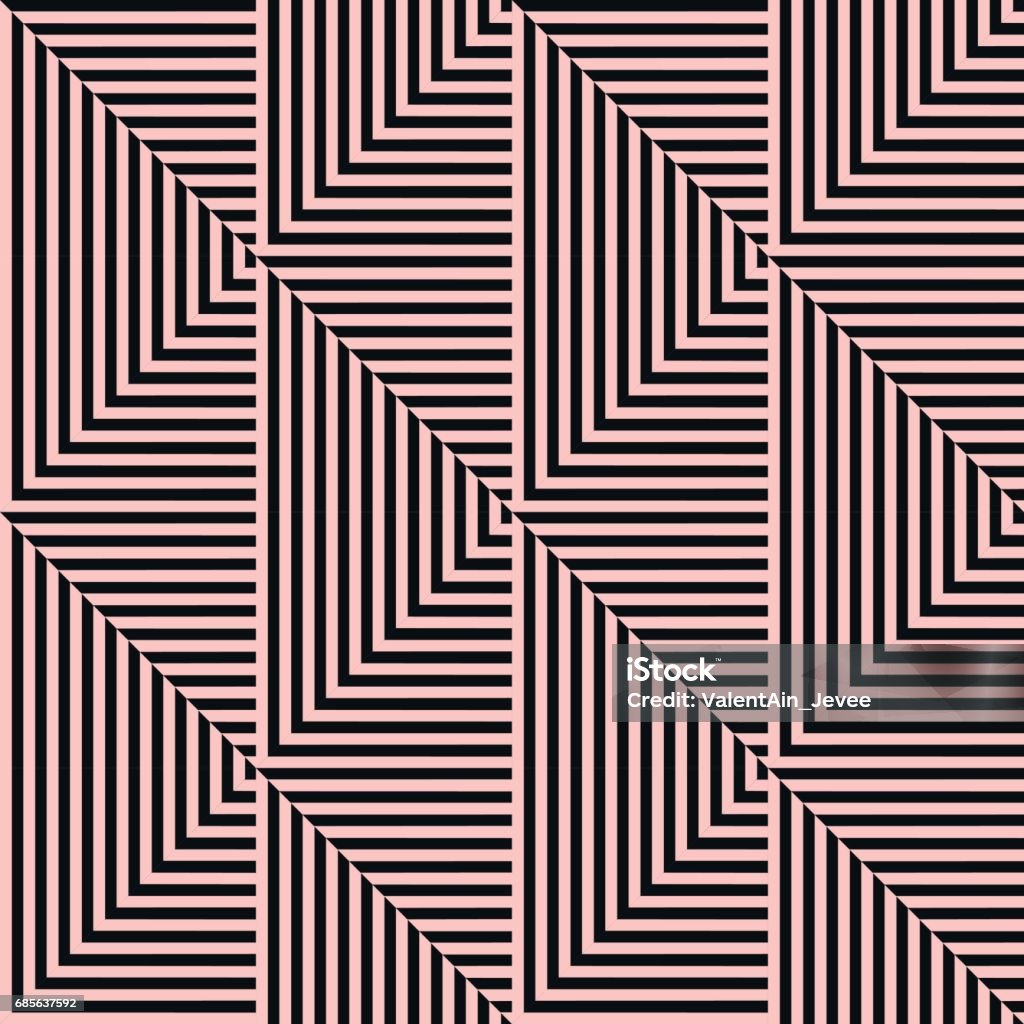 Seamless vector abstract pattern. symmetrical geometric repeating background with decorative rhombus, triangles. Simle graphic design for web backgrounds, wallpaper, wrapping, surface, fabric - Royalty-free Abstrato arte vetorial
