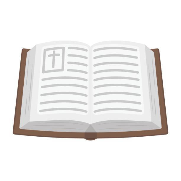 istock Bible icon in cartoon style isolated on white background. Religion symbol stock vector illustration. 685637726