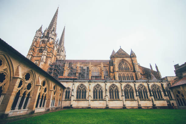 The cathedral in Bayonne, southwestern France.