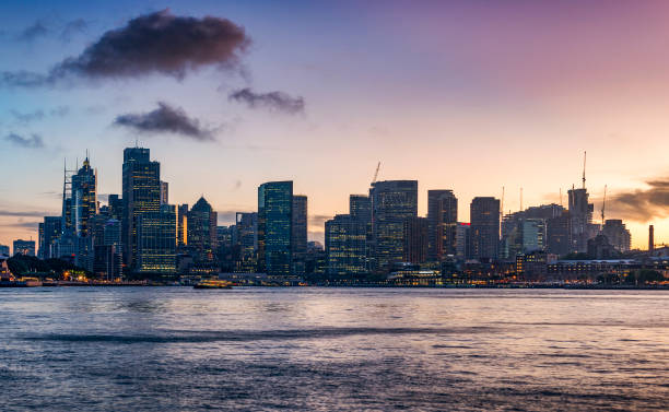 istock Night scene of Darling Harbour 685643776