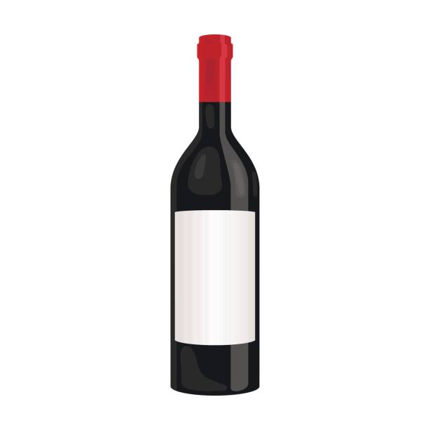 Bottle Of Red Wine Icon In Cartoon Style Isolated On White Background Wine  Production Symbol Stock Vector Illustration Stock Illustration - Download  Image Now - iStock