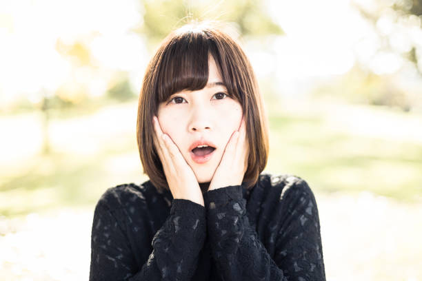 istock Beautiful Asian women feeling relaxed 685675918