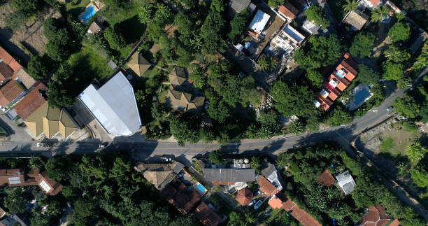 istock Top View of Street 685722008