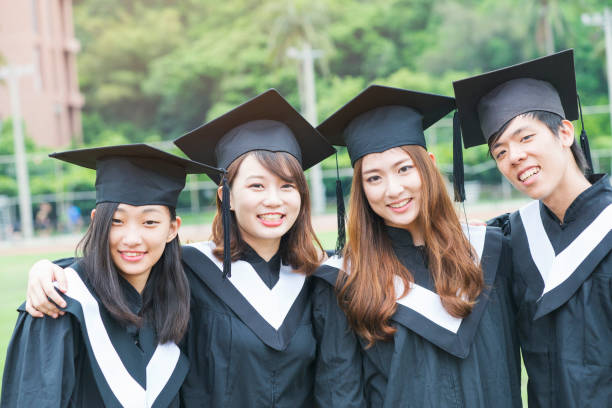 istock Group of successful students on their graduation day 685722750