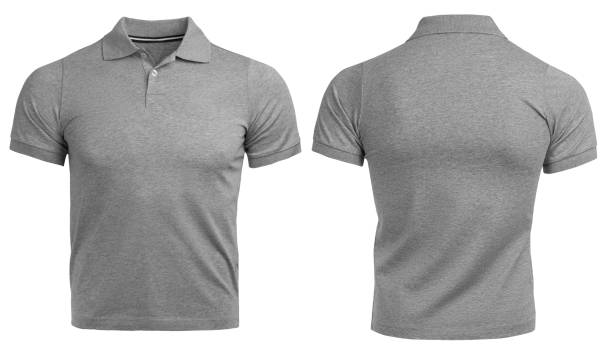 Gray Polo shirt, clothes stock photo