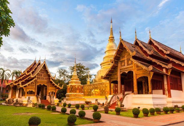 istock Buddhist temple in Chiang Mai 685735398