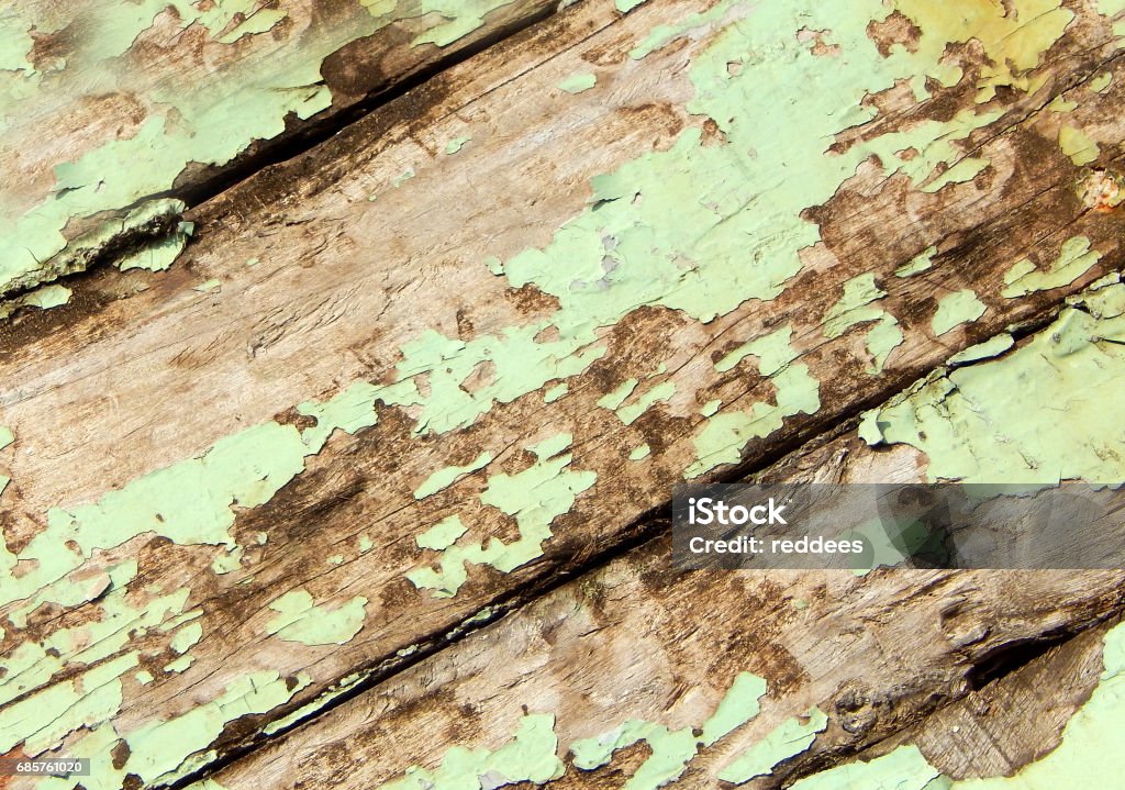 vecchio sfondo struttura in legno dipinto - Foto stock royalty-free di Astratto