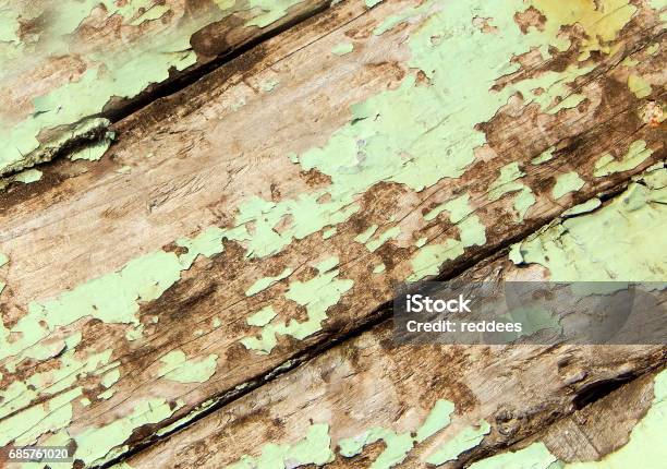 Vecchio Sfondo Struttura In Legno Dipinto - Fotografie stock e altre immagini di Astratto - Astratto, Blu, Boiserie