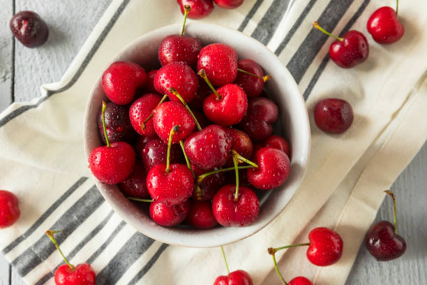 istock Raw Organic Red Sweet Cherries 685772256