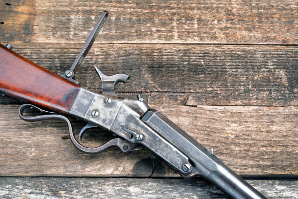 istock Antique Civil War Rifle. 685772520