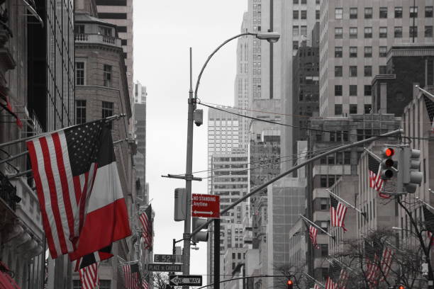 istock US flags on New York Street 685784038