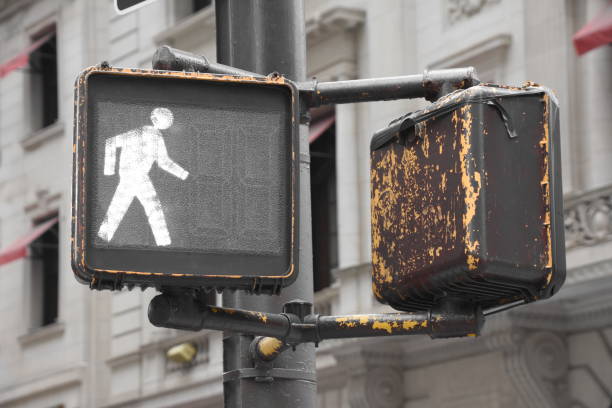 istock pedestrian traffic light on a New York street 685784194