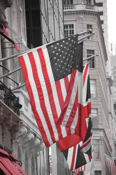 istock US flags on New York Street 685784470