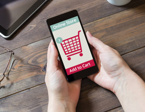 istock Online shopping at the internet store. E-commerce. 685786440