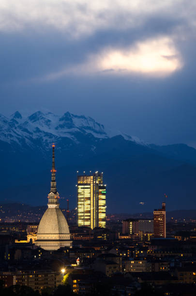 istock Torino, portrait panorama with the Mole Antonelliana 685793780