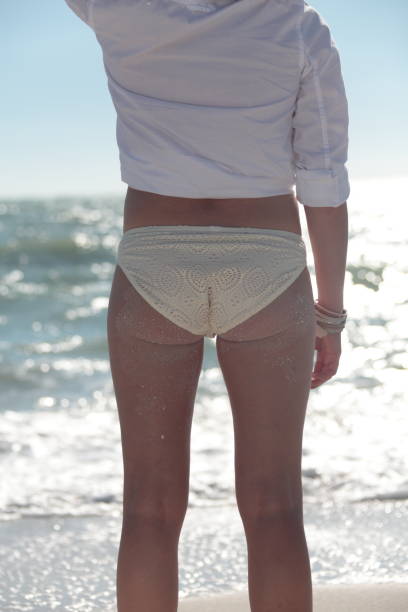 istock Woman on the beach. 685794104
